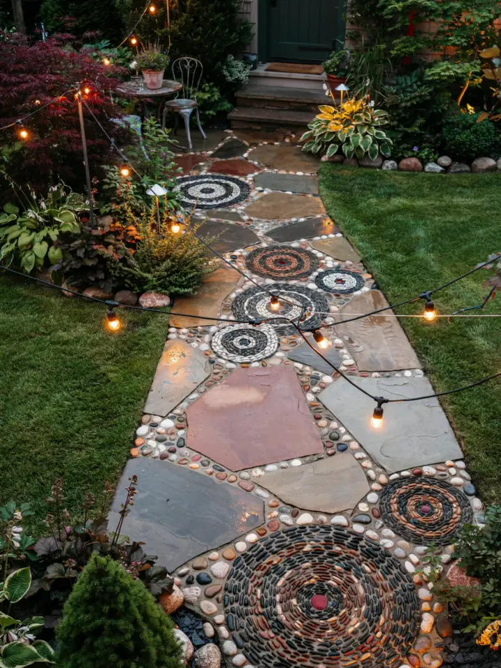 Mosaic Garden Path Ideas | 3 Creative Tips for DIY Stepping Stones | Garden Art Inspo