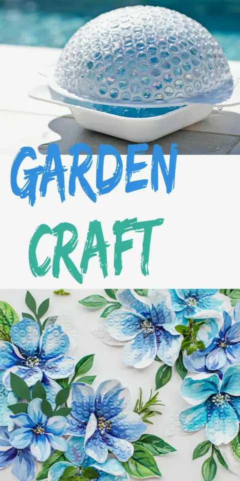 Bubble Art Hydrangea Flowers - Easy Garden Craft for All Ages