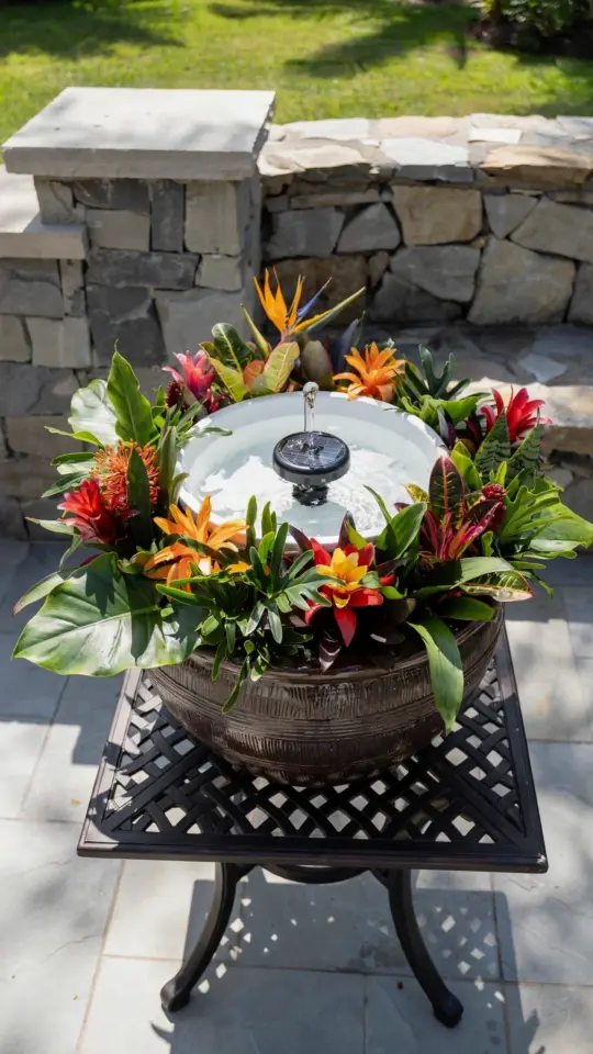 Solar Fountain Ideas | Relaxing Garden Water Features | Outdoor Decor Projects