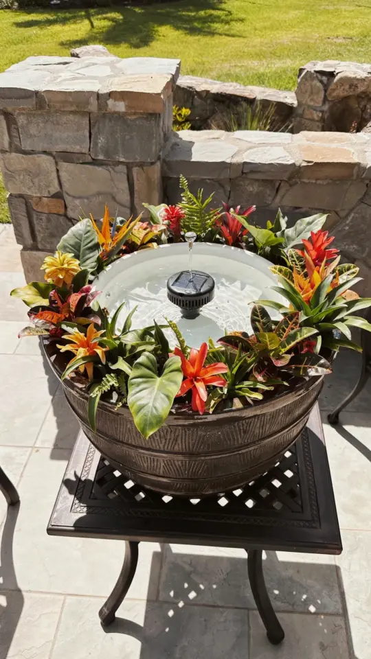 Solar Fountain Mistake | Don't Put Yours in the Shade | Garden Decor Tips