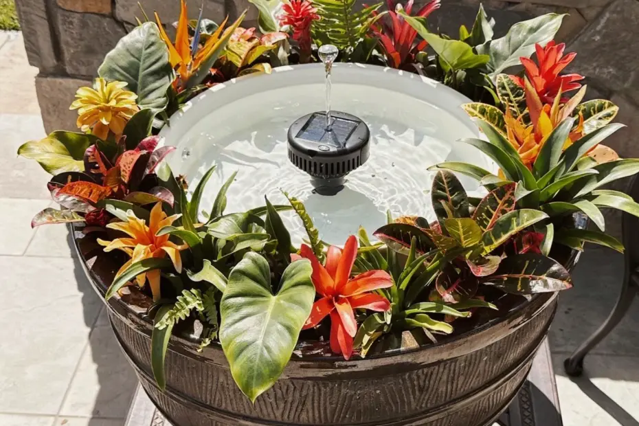 Solar Fountain Mistake | Don't Put Yours in the Shade | Garden Decor Tips