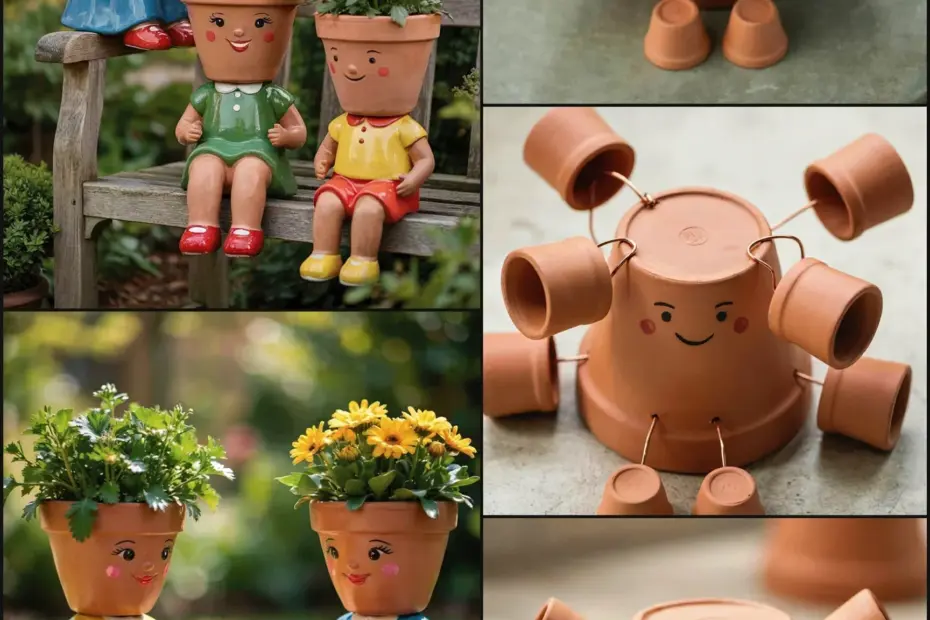 Budget-Friendly Clay Pot Flower People – 7-Step DIY Garden Craft