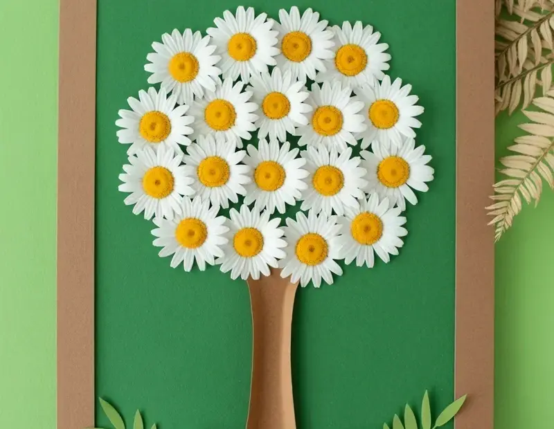Paper Daisy Tree Craft: The #1 Mistake to Avoid for a Full Canopy