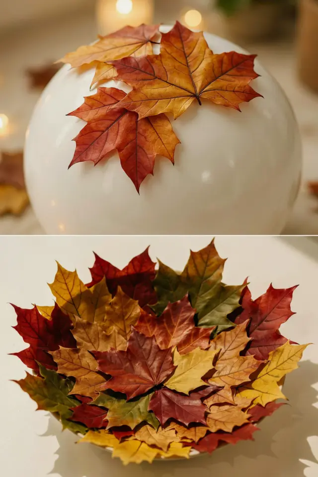 Fall Leaf Crafts | 24 Easy DIY Decor Ideas for Autumn Garden | Nature Crafts