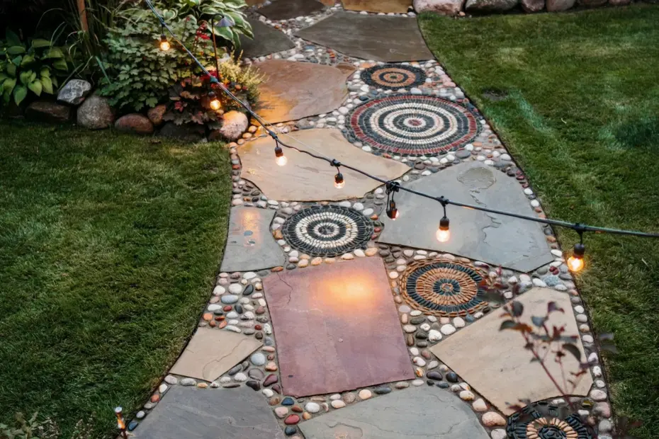 Creative Mosaic Garden Paths: 3 Useful Tips From My Before & After Makeover