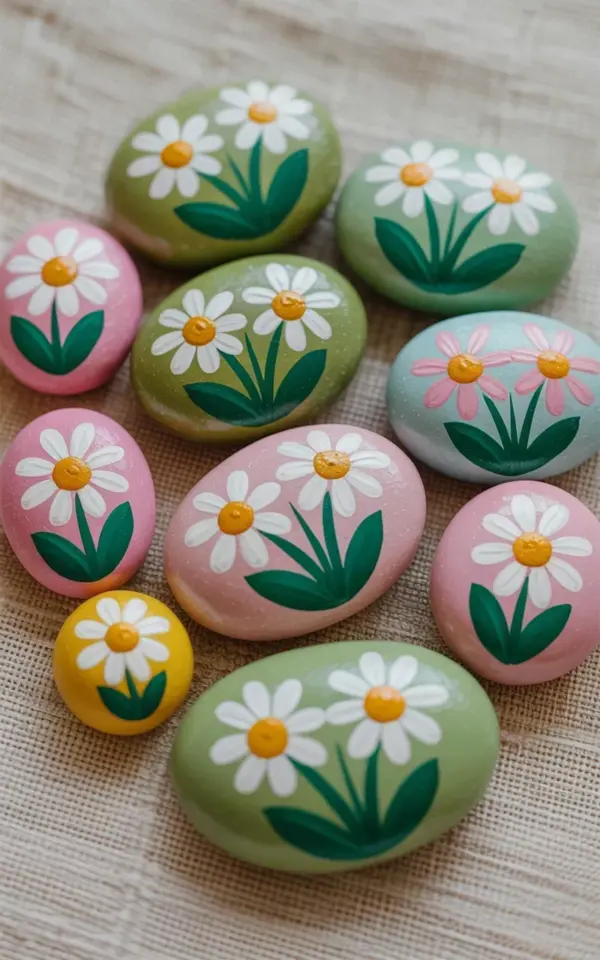 Hand Painted Flower Rocks - The Sealer Mistake That Ruins Garden Stone Art